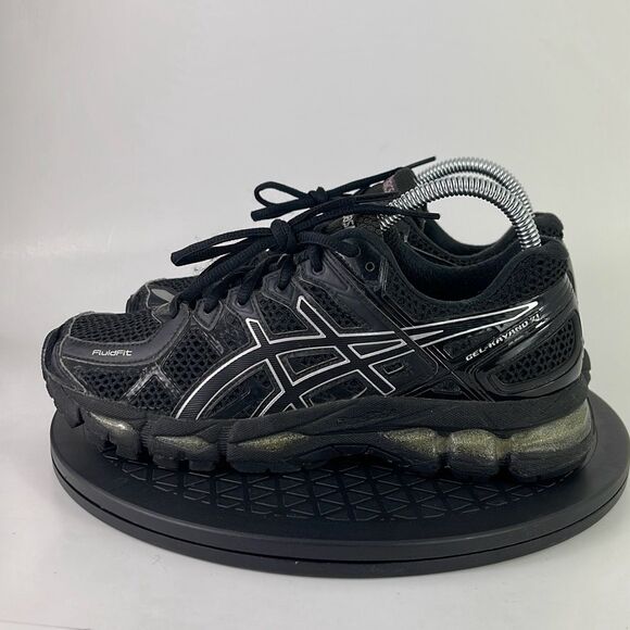Asics Gel-Kayano 21 Silver/Black Athletic Running Shoes T4H7N Women’s Size 7.5 - Picture 8 of 12